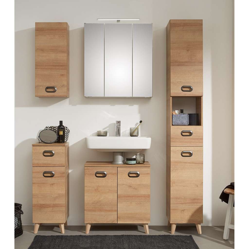 home24 Badezimmerset Buca IV (5-teilig)