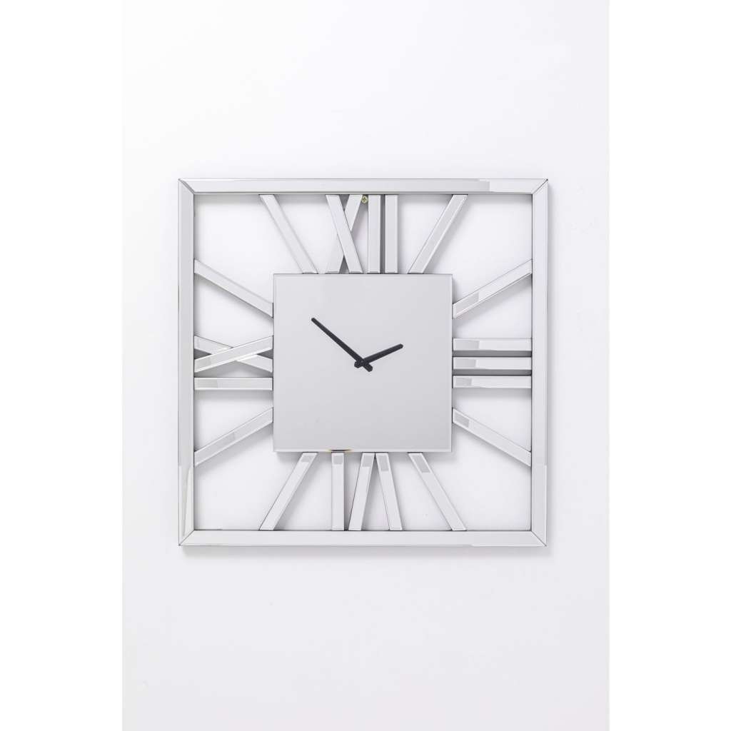 Wanduhr Specchio Square 60x60cm