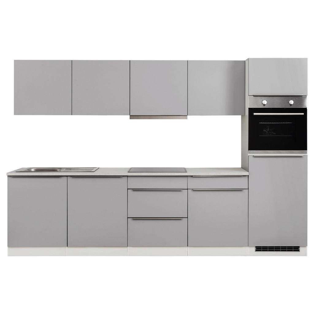 KÜCHENBLOCK E-Geräte, Spüle, Soft-Close-System, Geschirrspüler