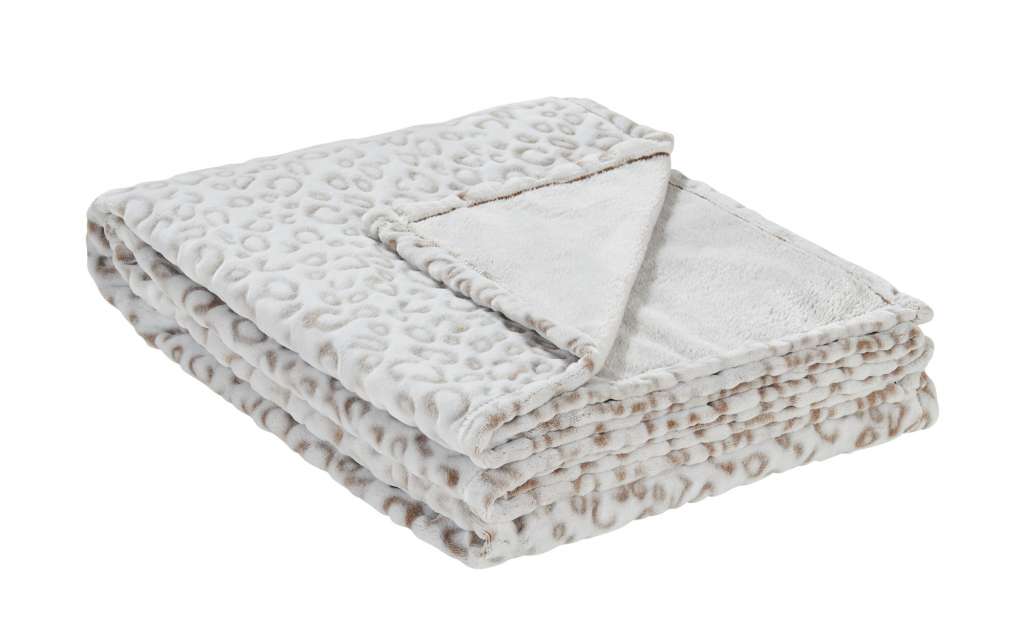 HOME STORY Flauschdecke  Zoey ¦ braun ¦ 100% Polyester ¦ Maße (cm): B: 150 Heimtextilien > Kuscheldecken - Höffner