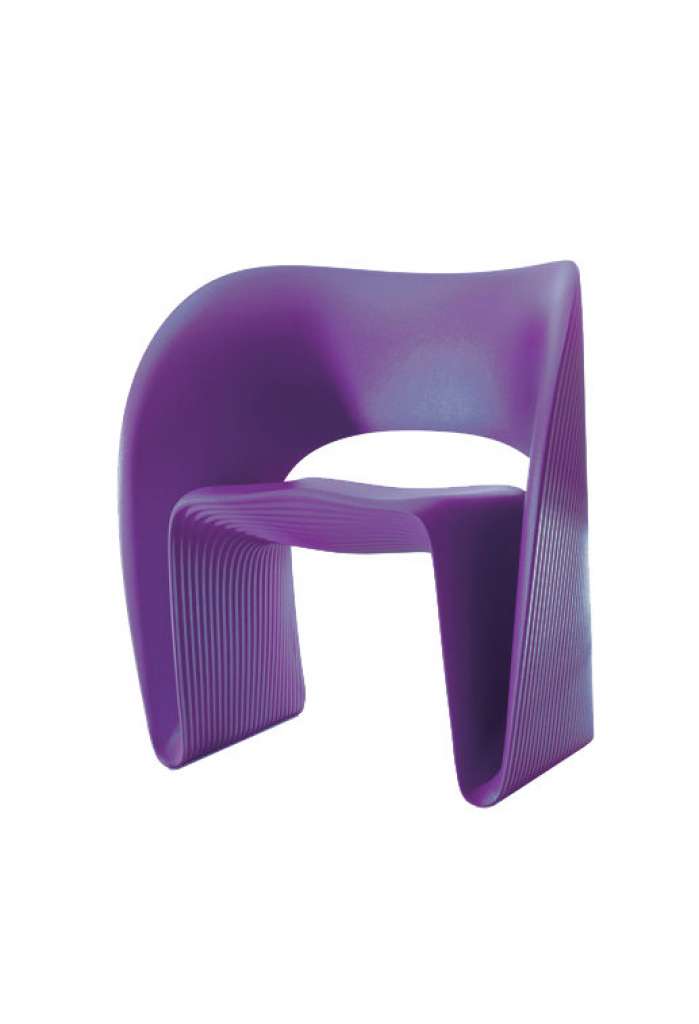 Magis - Low Chair Raviolo - violett - outdoor
