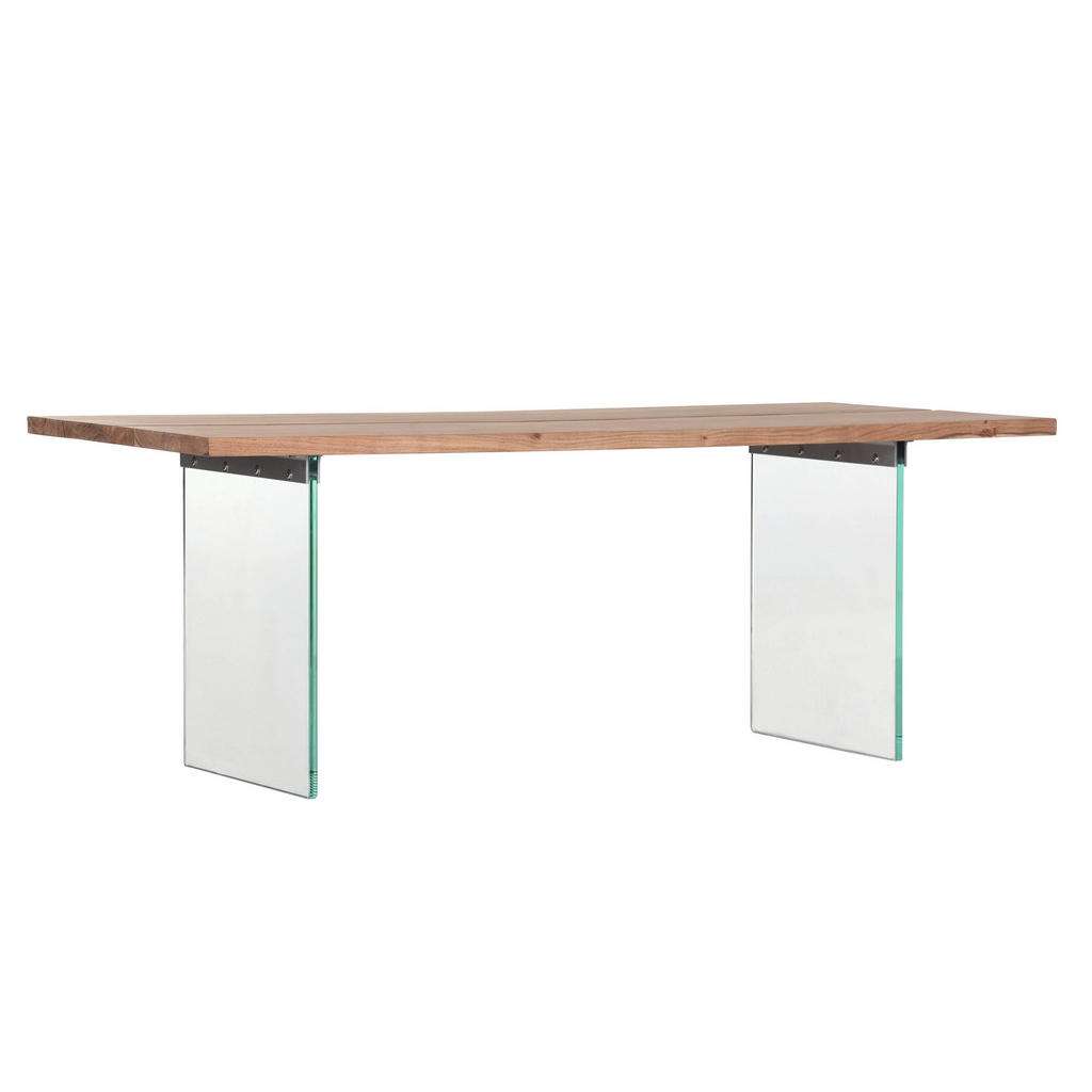 ESSTISCH Akazie massiv rechteckig Naturfarben