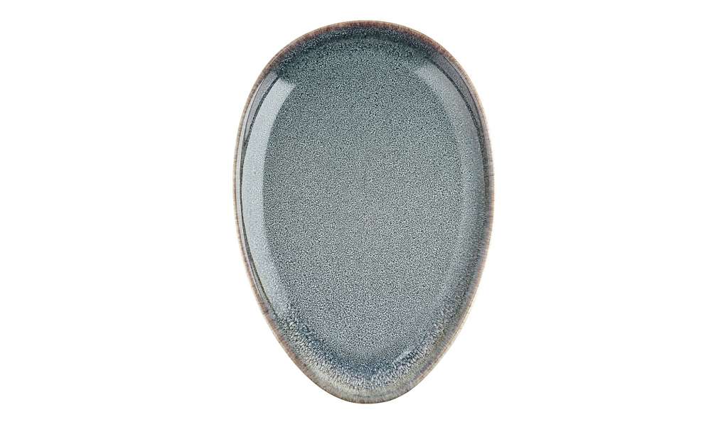 Peill+Putzler Platte oval 25,7cm ¦ blau ¦ Porzellan ¦ Maße (cm): B: 18 H: 3,2 Geschirr > Einzelgeschirrteile - Höffner
