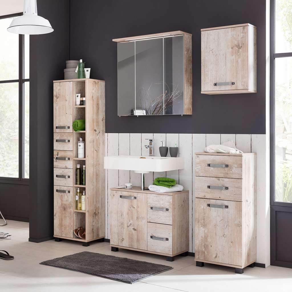 home24 Badezimmerset Milan II (5-teilig)