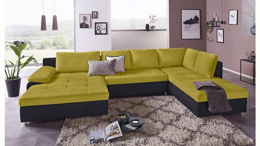 sit&more Wohnlandschaft, wahlweise mit Bettfunktion, Bettkasten und Federkern