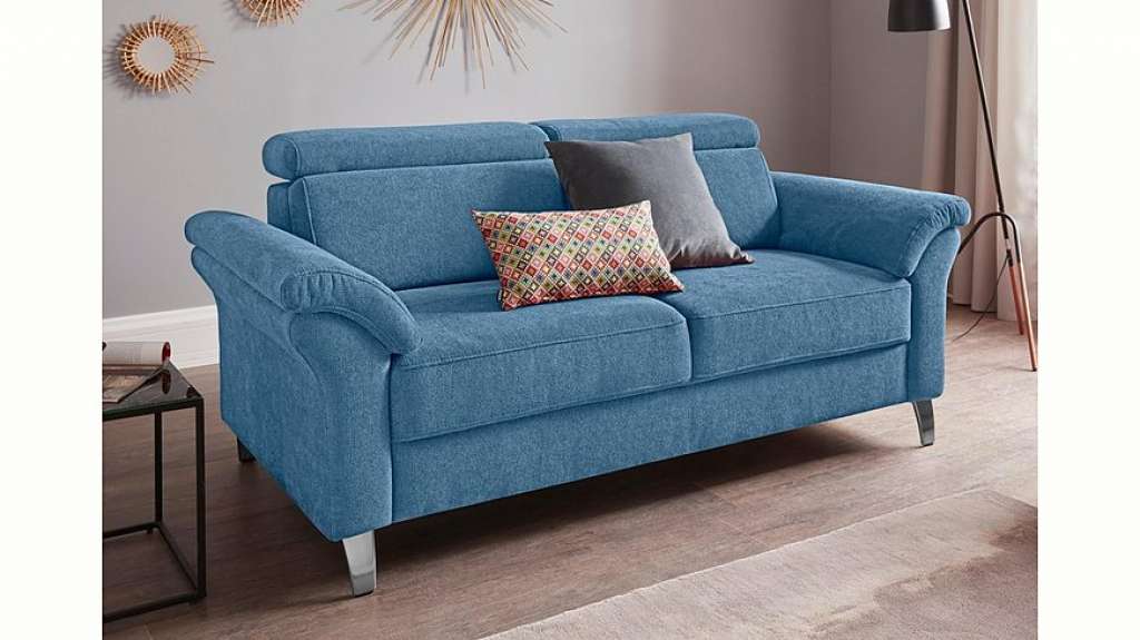 sit&more 2,5-Sitzer, inklusive Federkern und Kopfteilverstellung