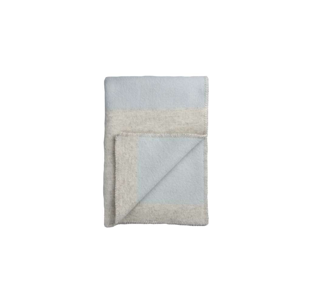 Roros Tweed - Bergstaden Decke - grey-blue - indoor