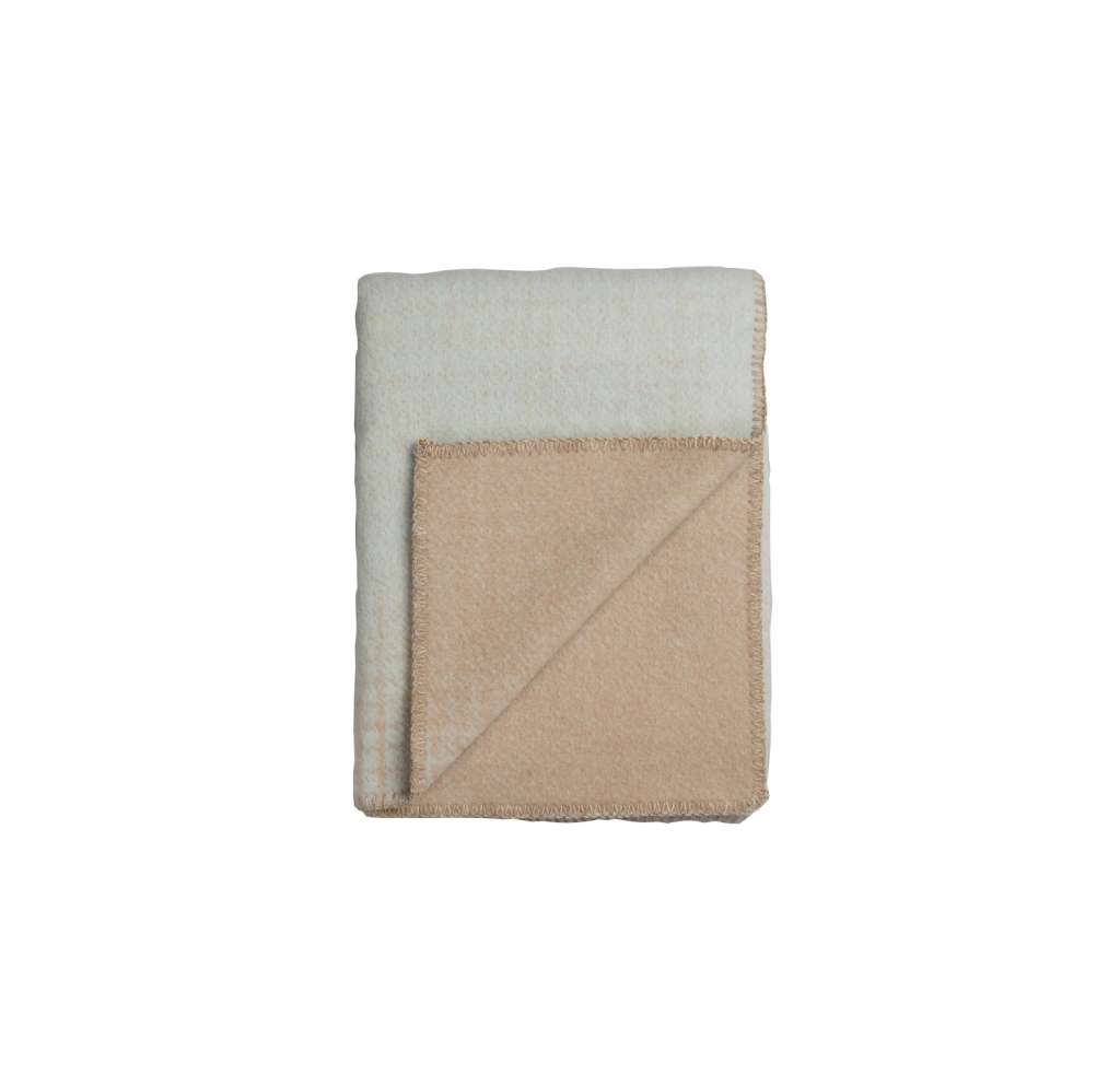 Roros Tweed - Bernadette Decke - light blue-beige - indoor