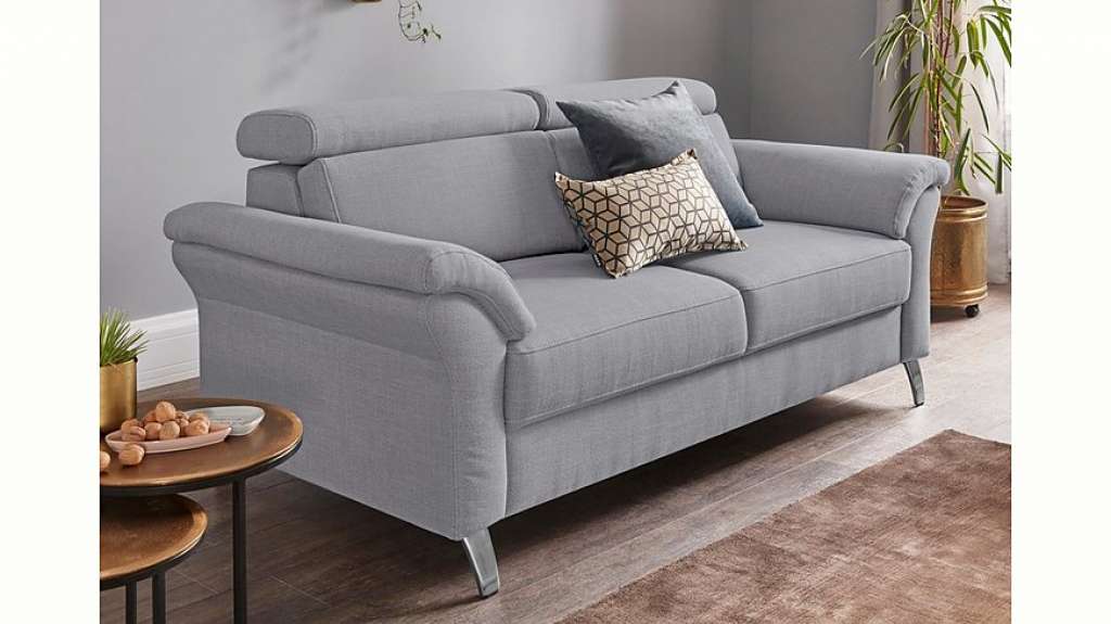 sit&more 2,5-Sitzer, inklusive Federkern und Kopfteilverstellung