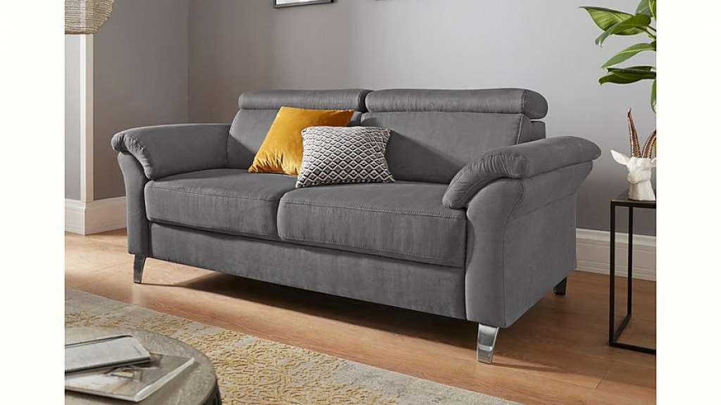 sit&more 2,5-Sitzer, inklusive Federkern und Kopfteilverstellung