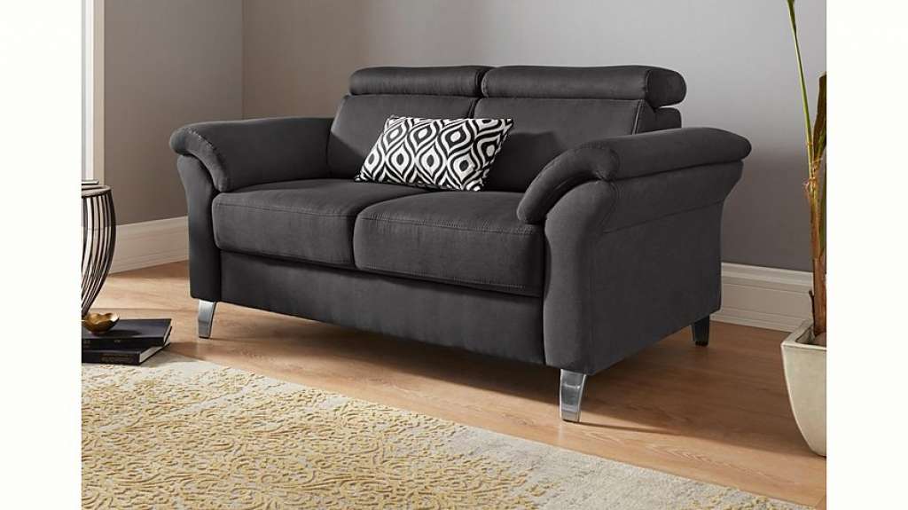 sit&more 2-Sitzer, inklusive Federkern und Kopfteilverstellung