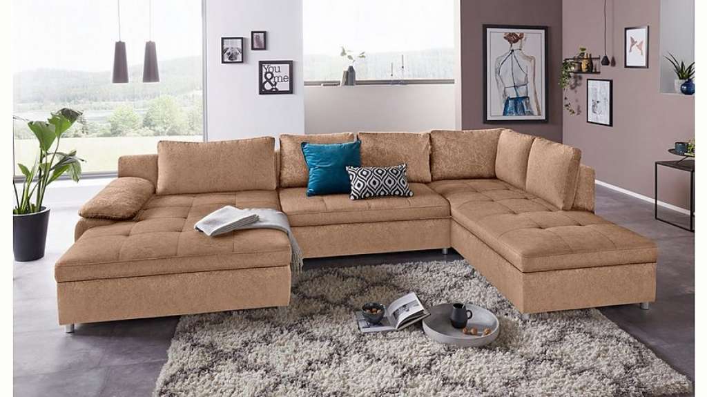 sit&more Wohnlandschaft »Labene«, wahlweise mit Bettfunktion und Bettkasten