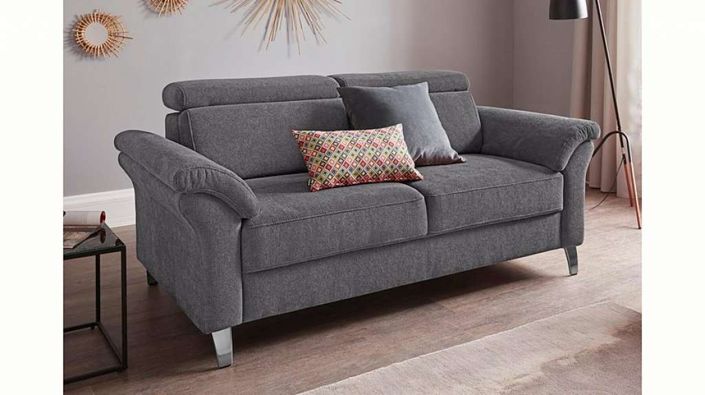 sit&more 2,5-Sitzer, inklusive Federkern und Kopfteilverstellung