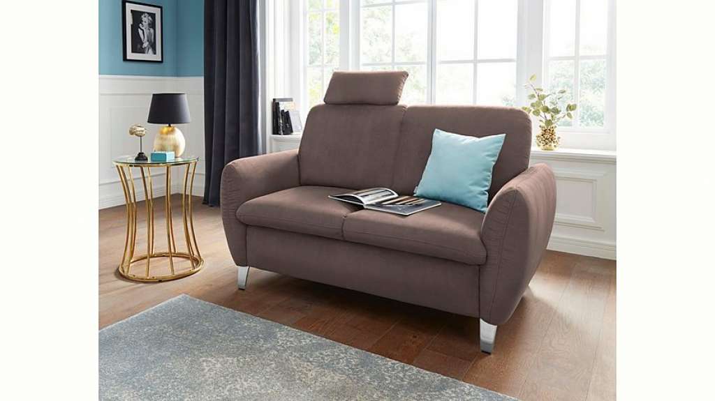 sit&more 2-Sitzer, inklusive Federkern und einer Kopfstütze