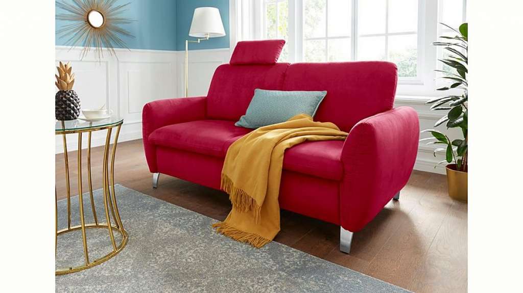 sit&more 2,5-Sitzer, inklusive Federkern und einer Kopfstütze