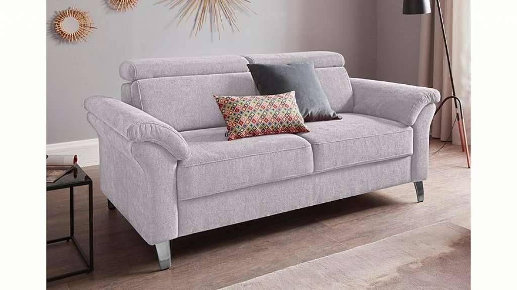 sit&more 2,5-Sitzer, inklusive Federkern und Kopfteilverstellung