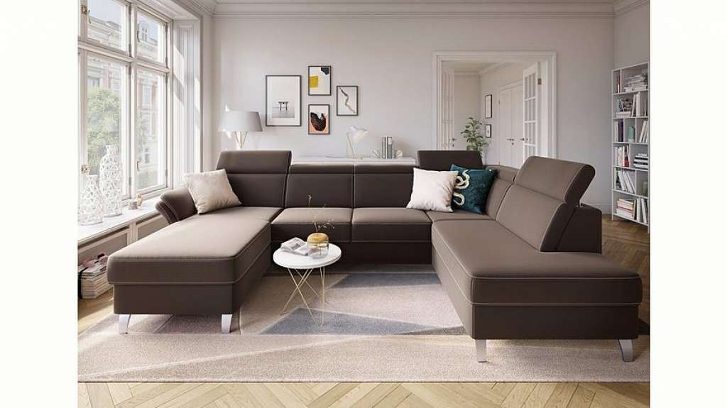 sit&more Wohnlandschaft, inklusive Kopfteilverstellung, wahlweise mit Bettfunktion und Bettkasten