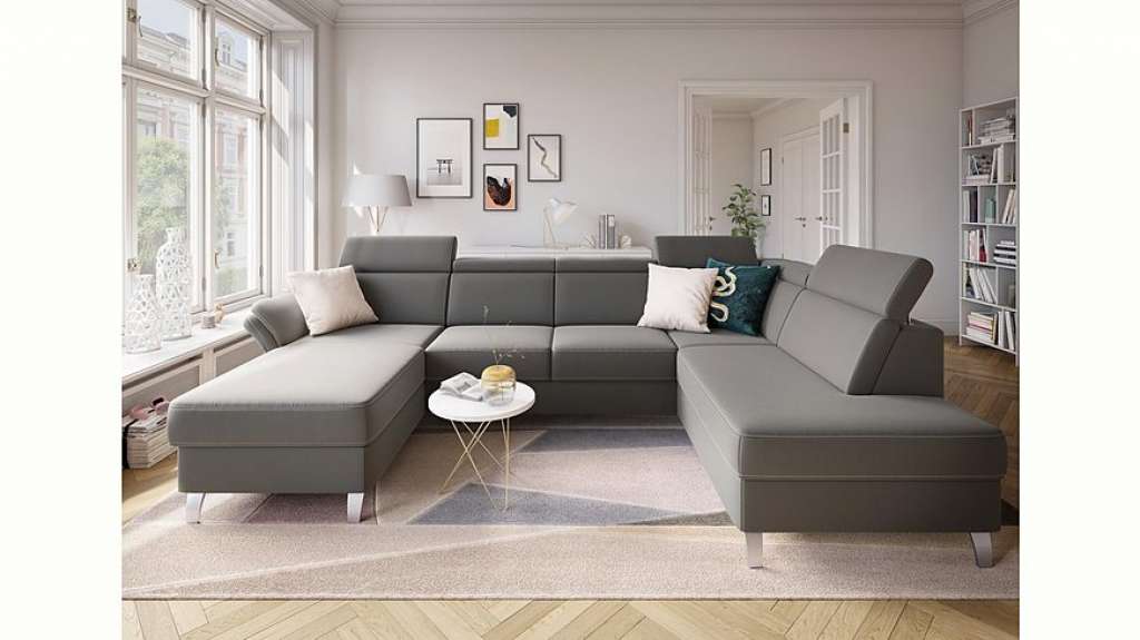 sit&more Wohnlandschaft, inklusive Kopfteilverstellung, wahlweise mit Bettfunktion und Bettkasten