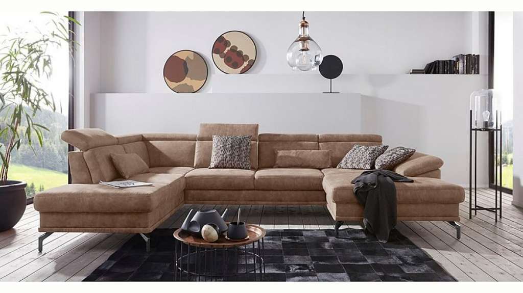 sit&more Wohnlandschaft, inklusive Sitztiefenverstellung, wahlweise mit Kopf- und Armteilverstellung