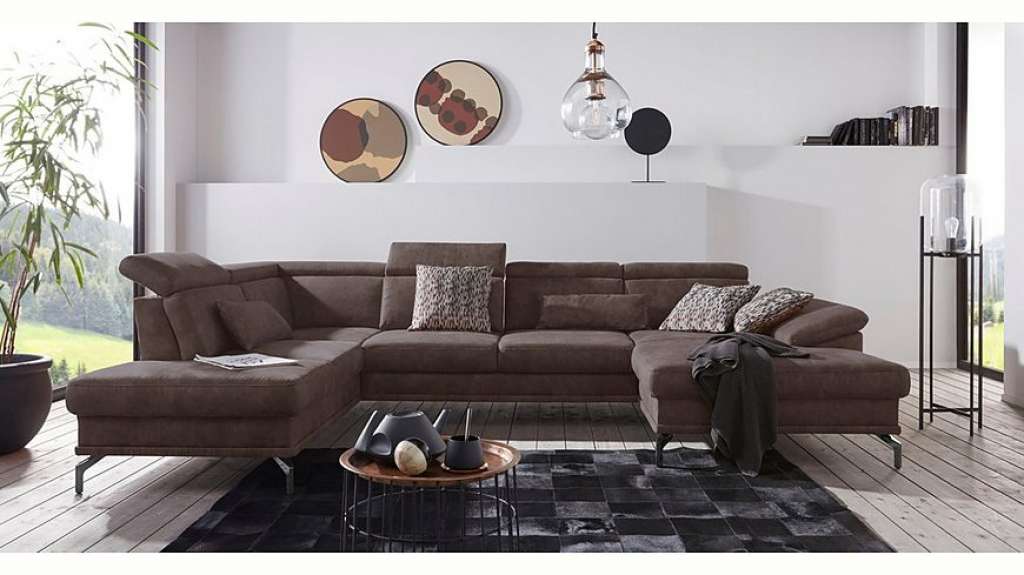 sit&more Wohnlandschaft, inklusive Sitztiefenverstellung, wahlweise mit Kopf- und Armteilverstellung