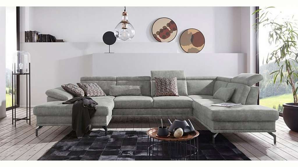 sit&more Wohnlandschaft, inklusive Sitztiefenverstellung, wahlweise mit Kopf- und Armteilverstellung