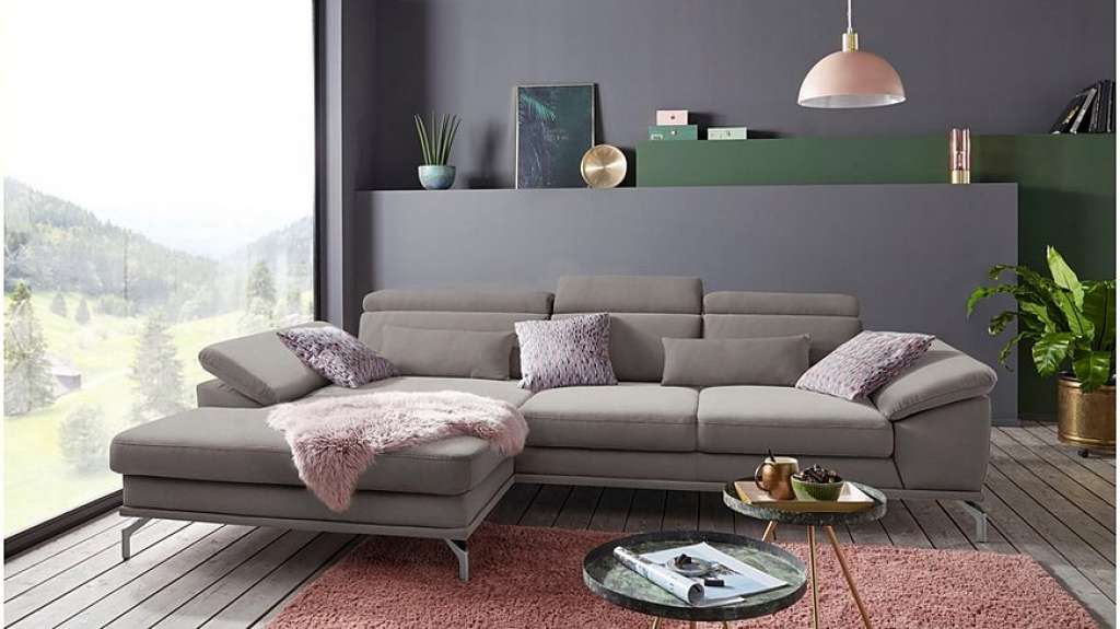 sit&more Ecksofa, inklusive Sitztiefenverstellung, wahlweise mit Kopf- und Armteilverstellung