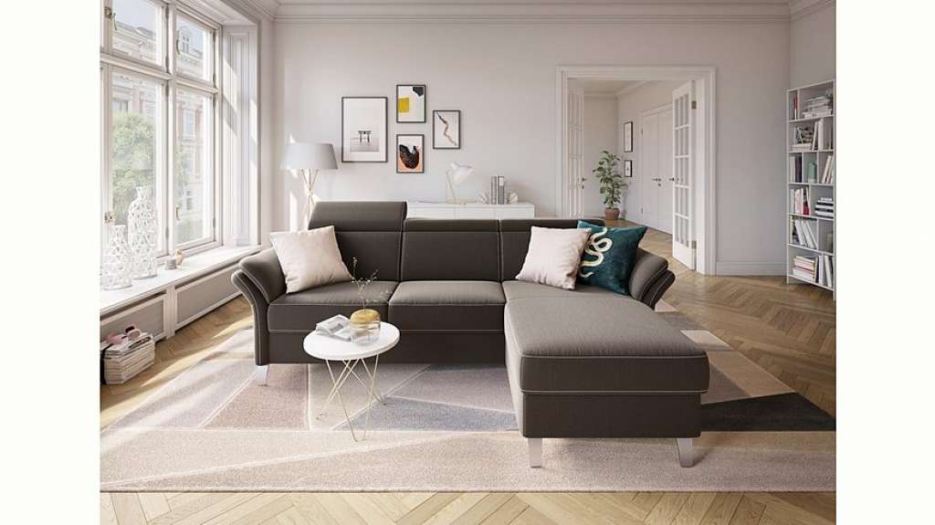 sit&more Ecksofa, inklusive Kopfteilverstellung, wahlweise mit Bettfunktion und Bettkasten