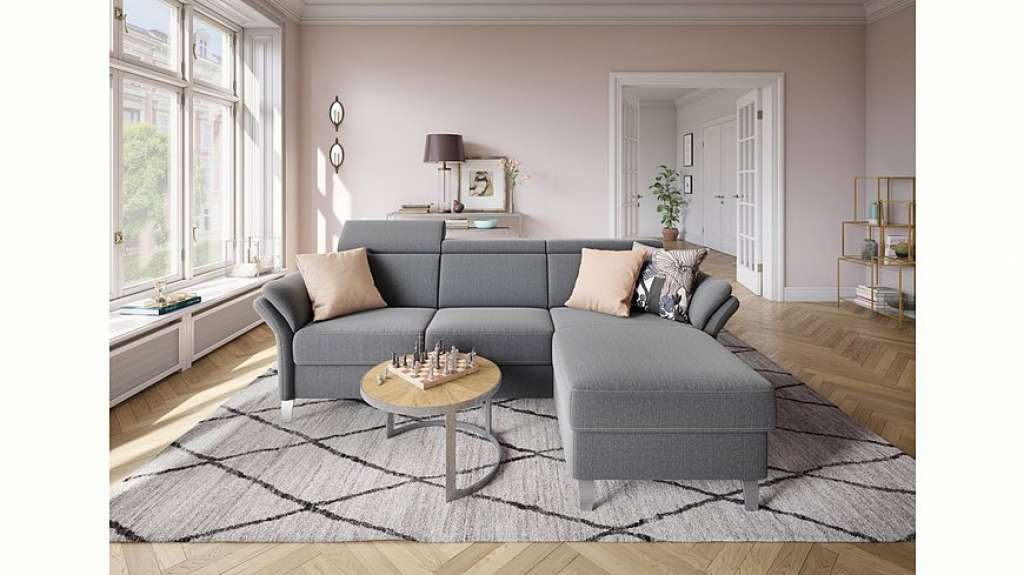 sit&more Ecksofa, inklusive Kopfteilverstellung, wahlweise mit Bettfunktion und Bettkasten