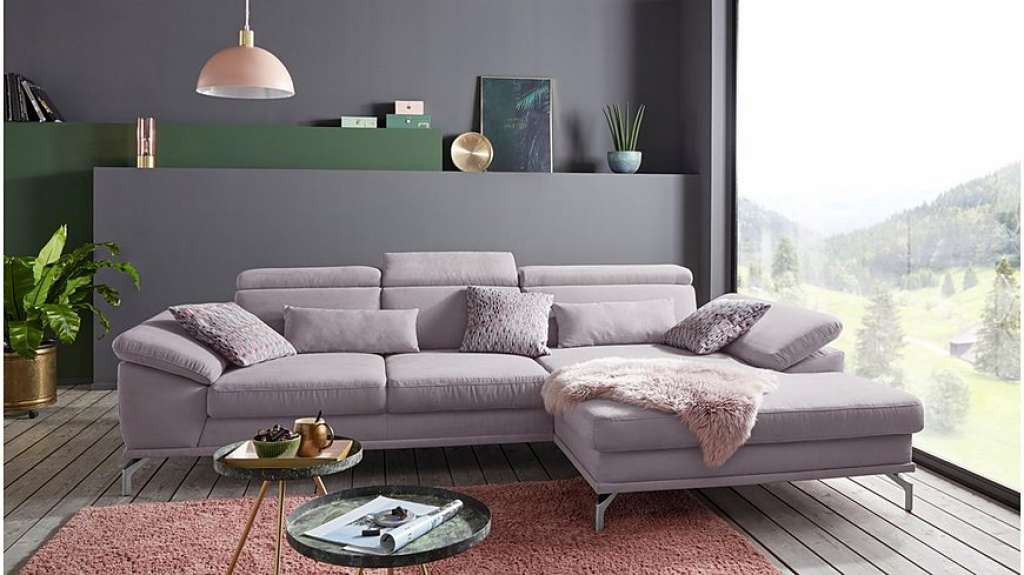 sit&more Ecksofa, inklusive Sitztiefenverstellung, wahlweise mit Kopf- und Armteilverstellung