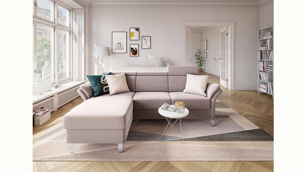 sit&more Ecksofa, inklusive Kopfteilverstellung, wahlweise mit Bettfunktion und Bettkasten