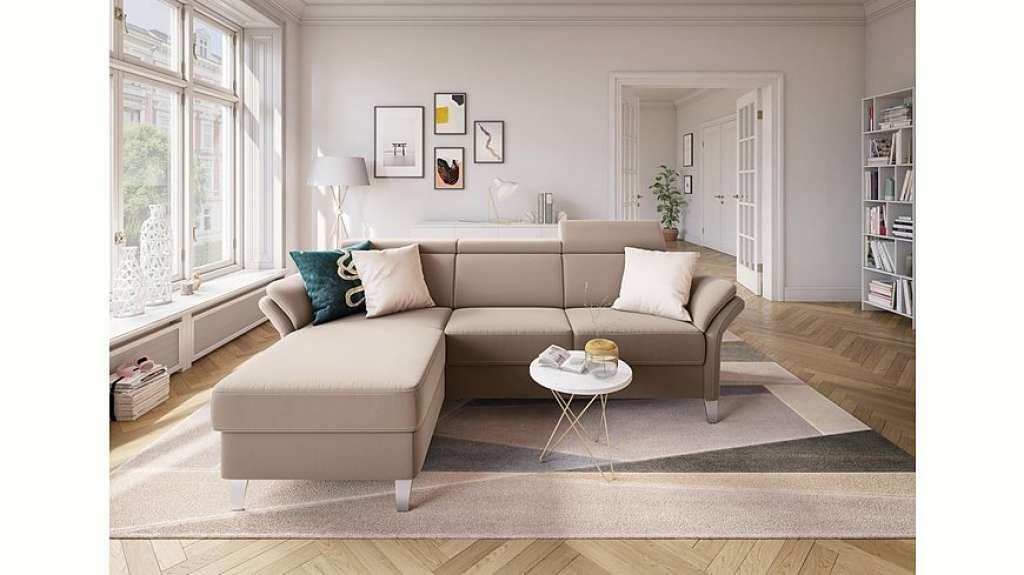 sit&more Ecksofa, inklusive Kopfteilverstellung, wahlweise mit Bettfunktion und Bettkasten