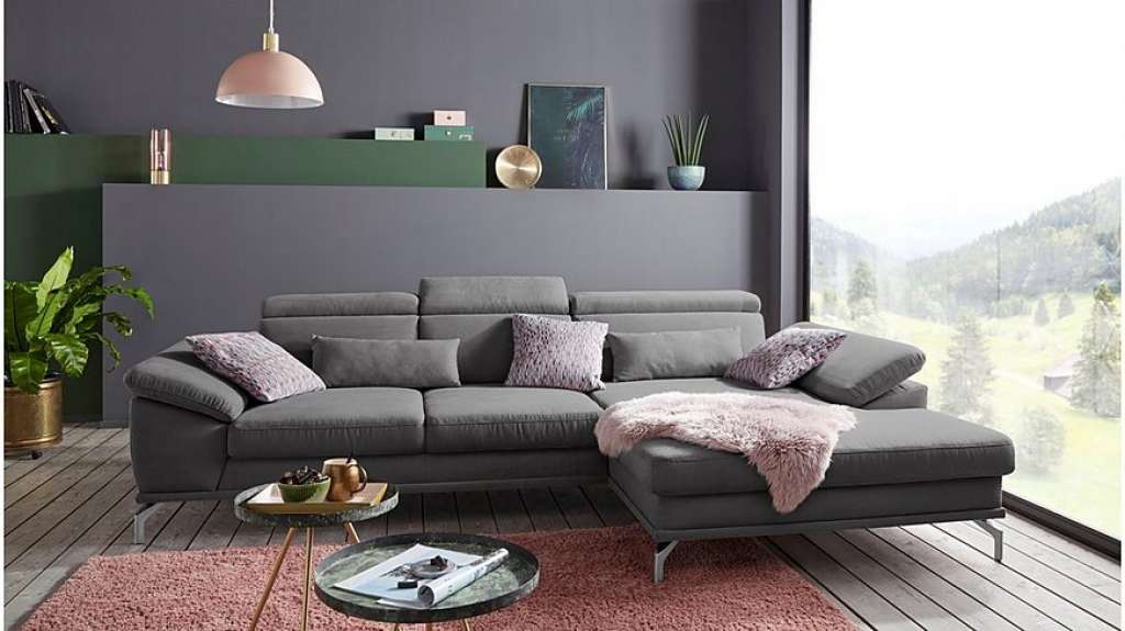 sit&more Ecksofa, inklusive Sitztiefenverstellung, wahlweise mit Kopf- und Armteilverstellung