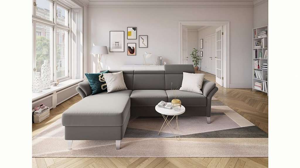 sit&more Ecksofa, inklusive Kopfteilverstellung, wahlweise mit Bettfunktion und Bettkasten
