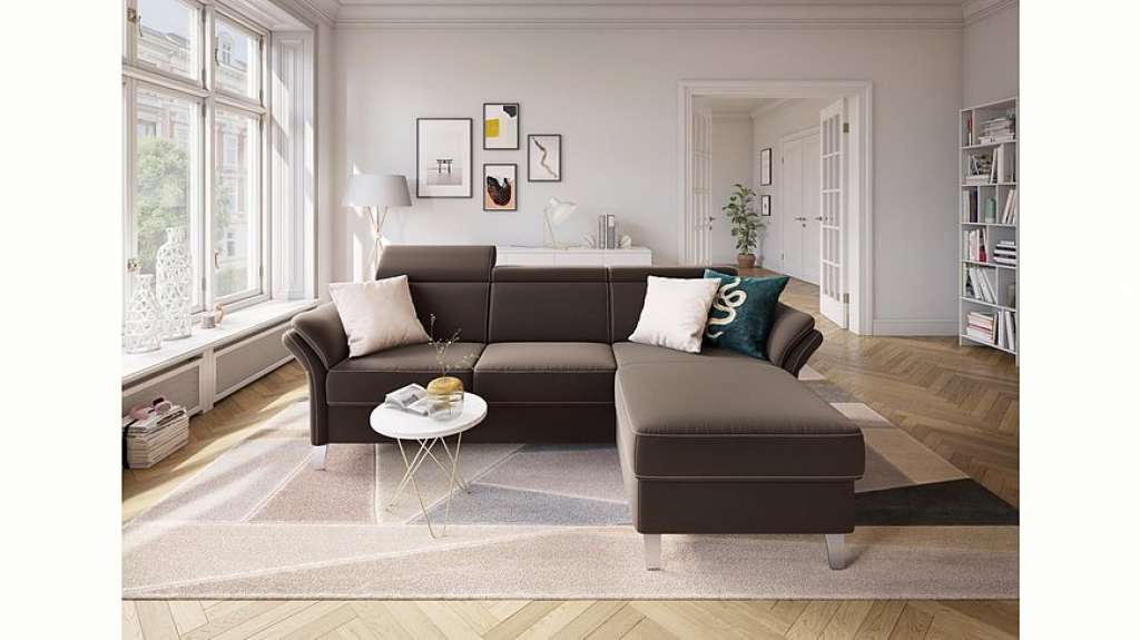 sit&more Ecksofa, inklusive Kopfteilverstellung, wahlweise mit Bettfunktion und Bettkasten