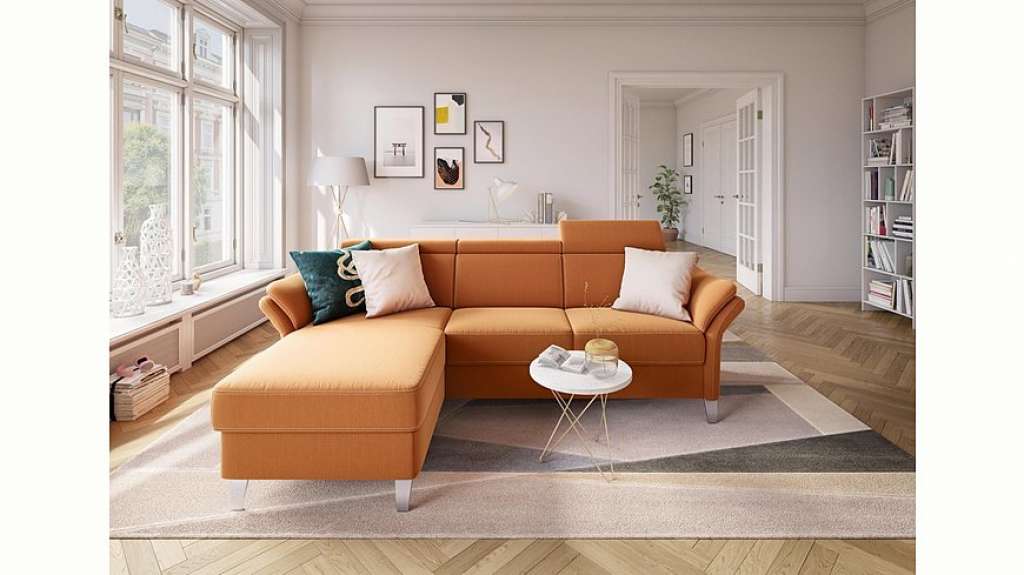 sit&more Ecksofa, inklusive Kopfteilverstellung, wahlweise mit Bettfunktion und Bettkasten