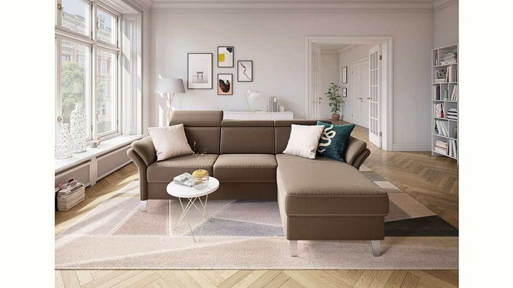 sit&more Ecksofa, inklusive Kopfteilverstellung, wahlweise mit Bettfunktion und Bettkasten