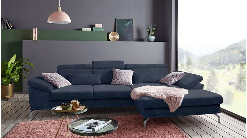 sit&more Ecksofa, inklusive Sitztiefenverstellung, wahlweise mit Kopf- und Armteilverstellung