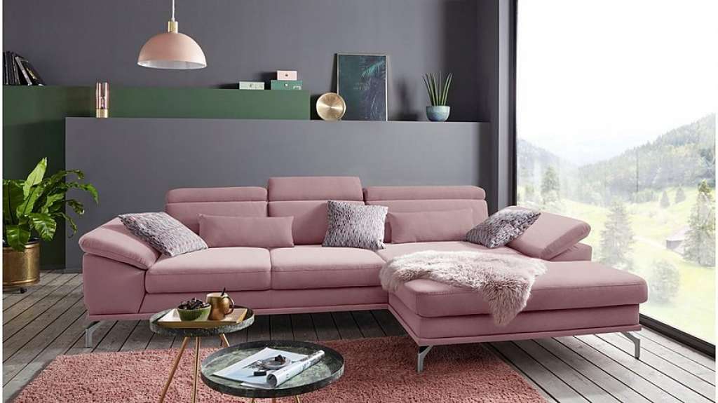 sit&more Ecksofa, inklusive Sitztiefenverstellung, wahlweise mit Kopf- und Armteilverstellung