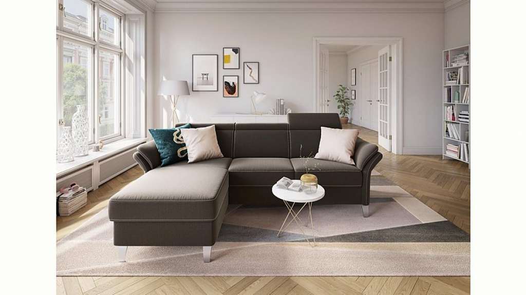 sit&more Ecksofa, inklusive Kopfteilverstellung, wahlweise mit Bettfunktion und Bettkasten