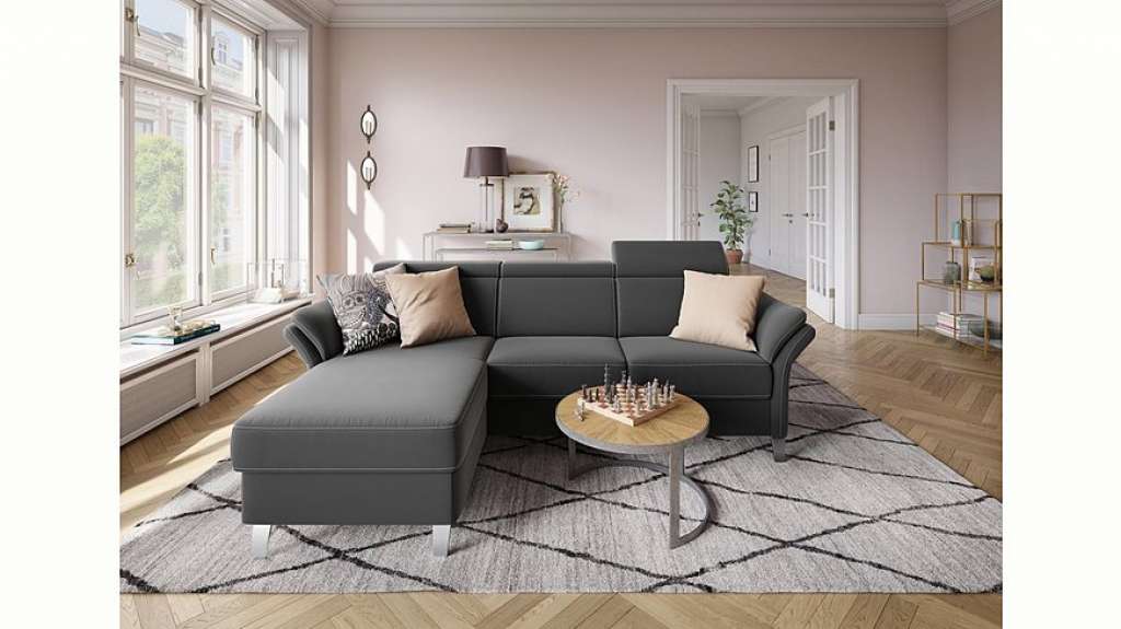 sit&more Ecksofa, inklusive Kopfteilverstellung, wahlweise mit Bettfunktion und Bettkasten