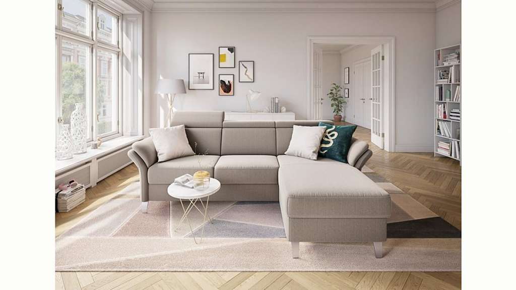 sit&more Ecksofa, inklusive Kopfteilverstellung, wahlweise mit Bettfunktion und Bettkasten