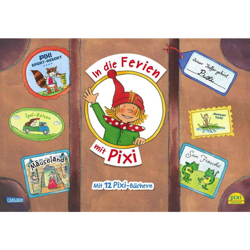 12 Pixi Bücher im Koffer