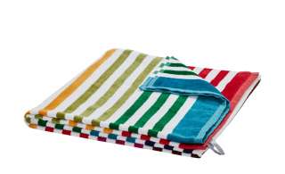 LAVIDA Strandtuch  Stripes ¦ mehrfarbig ¦ reine Baumwolle ¦ Maße (cm): B: 70 Badtextilien und Zubehör > Handtücher & Badetücher > Strandtücher - Höffner