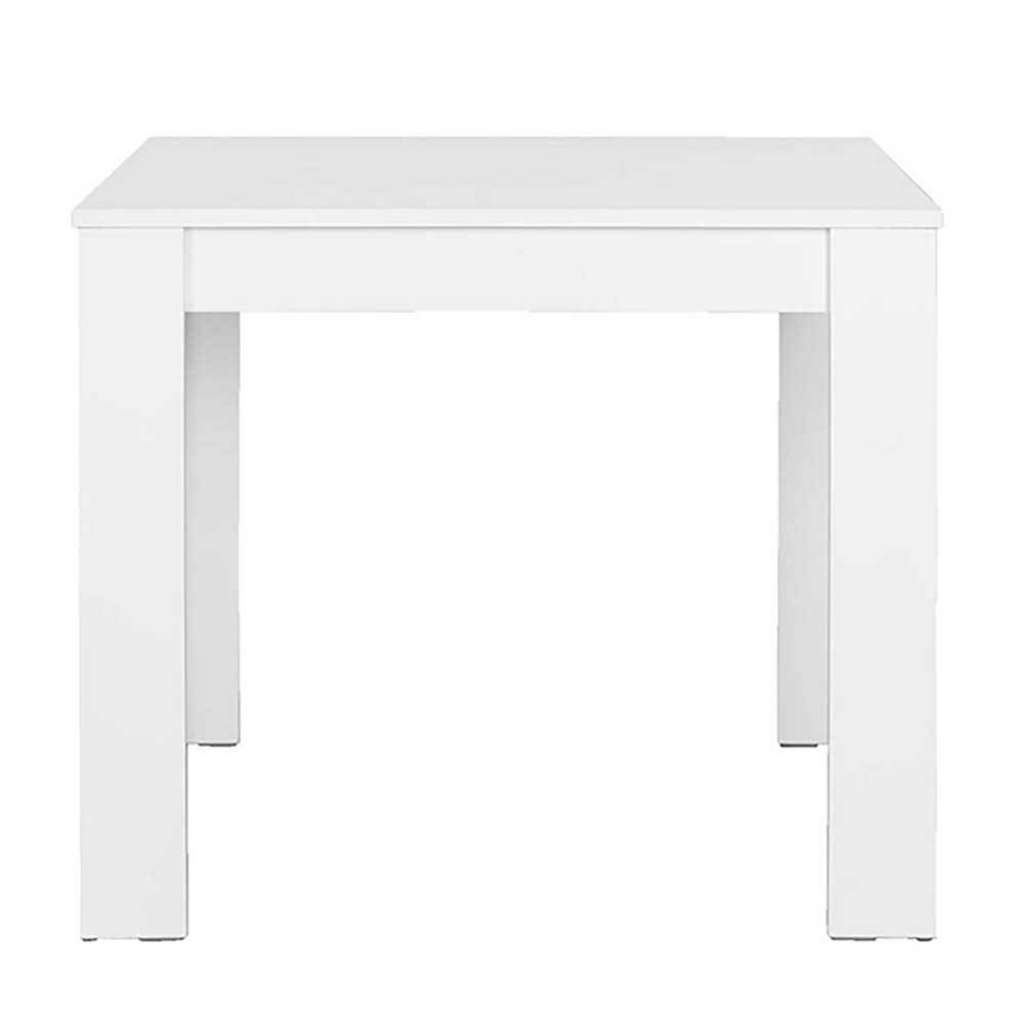 Esszimmertisch in Weiß 75 cm hoch