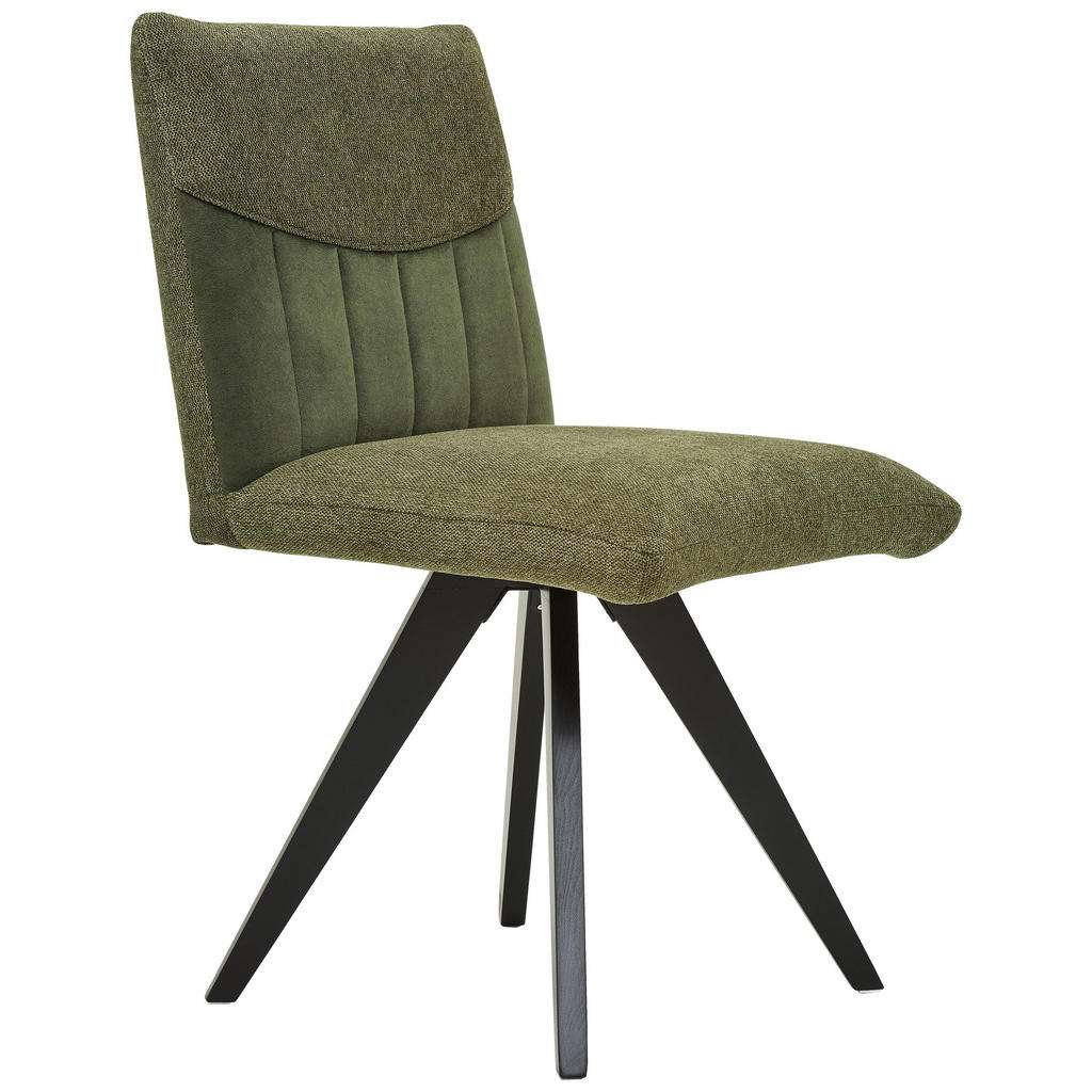 STUHL Buche massiv Grün, Schwarz