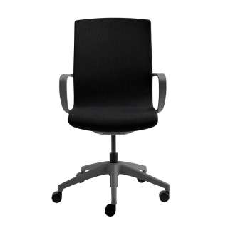 Schreibtischsessel in Schwarz Mesh verstellbarer Rückenlehne