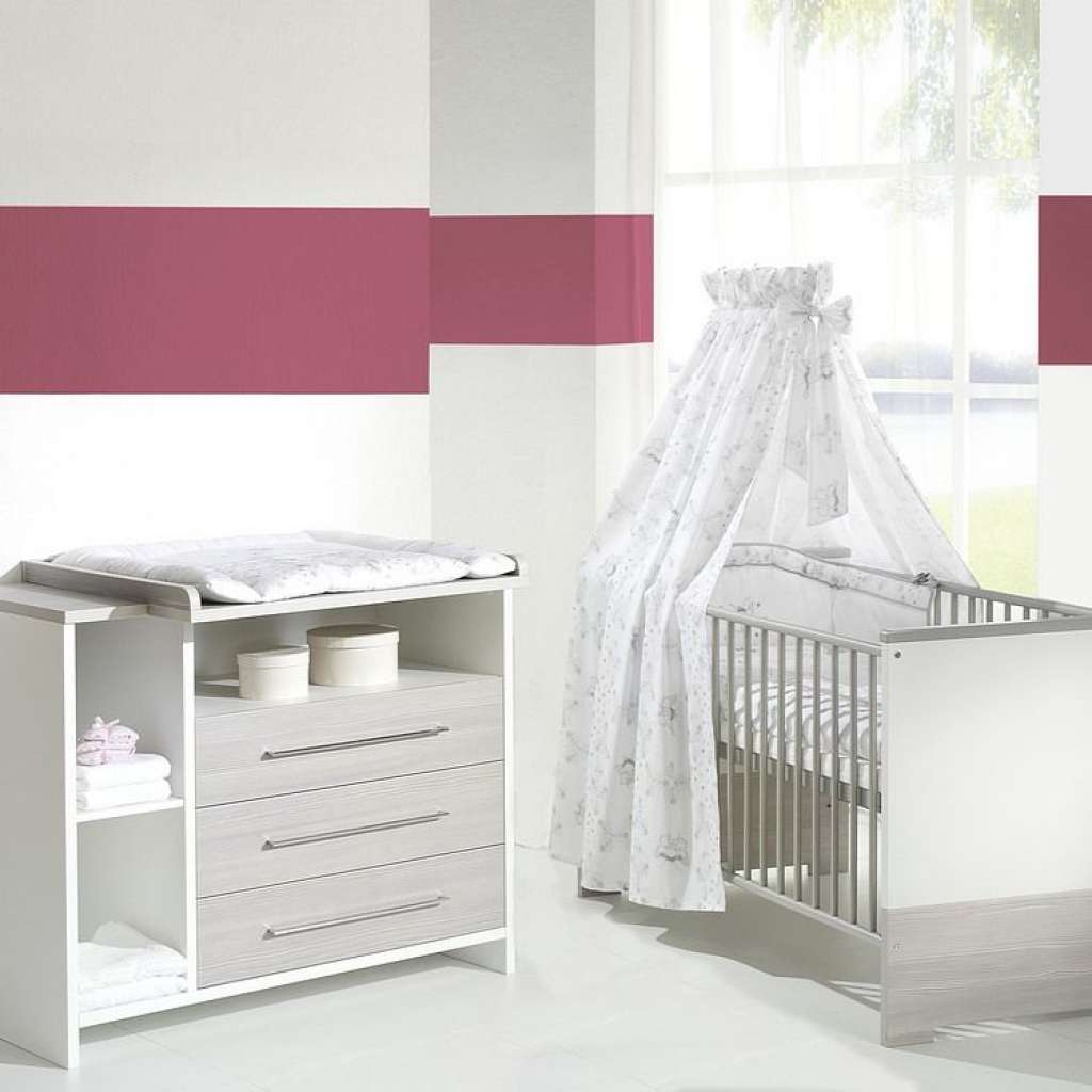 home24 Babyzimmer Eco Silber (2-teilig)