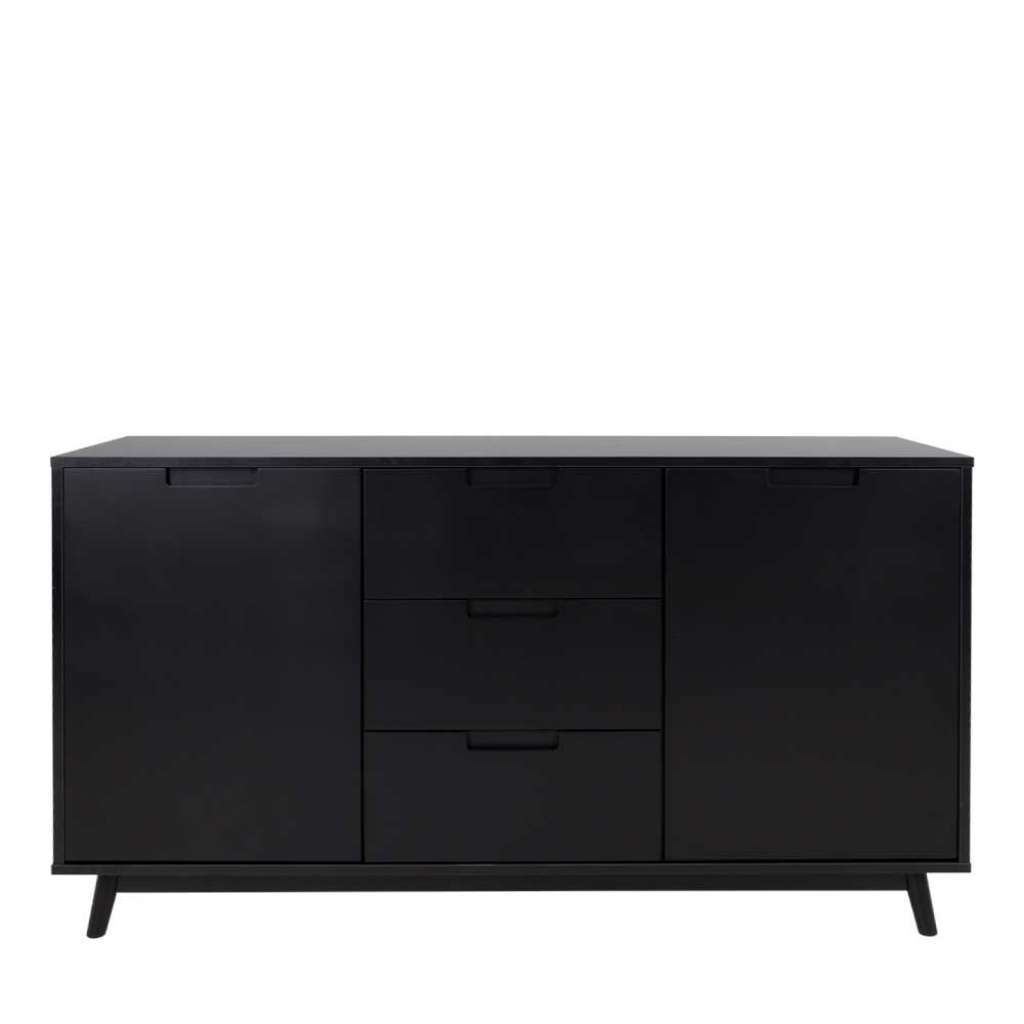 Anrichte in Schwarz 150 cm breit