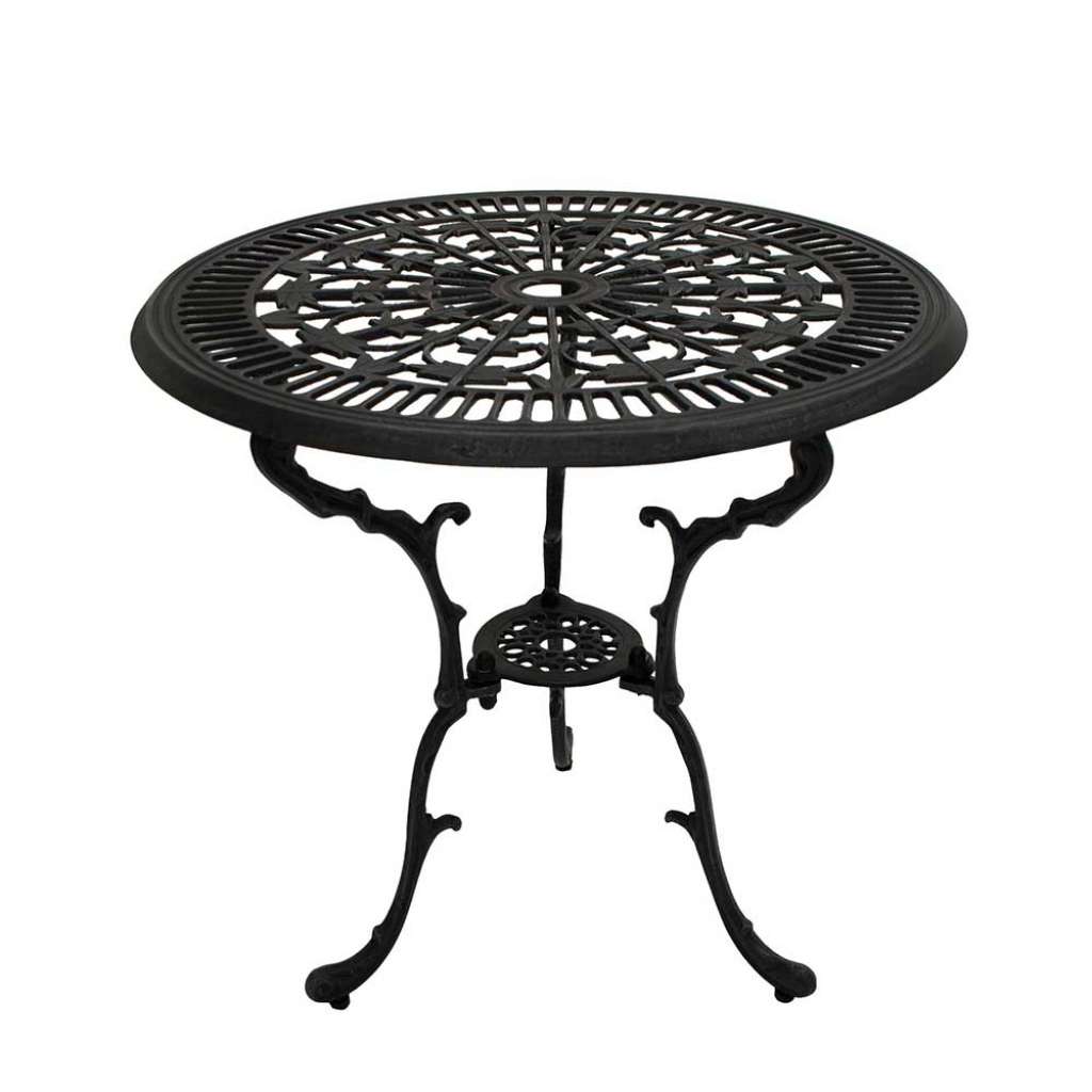 Terrassentisch aus Aluminium Vintage Design