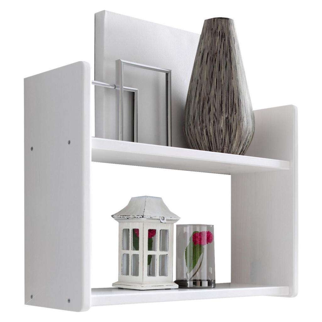 WANDREGAL Kiefer massiv Weiß